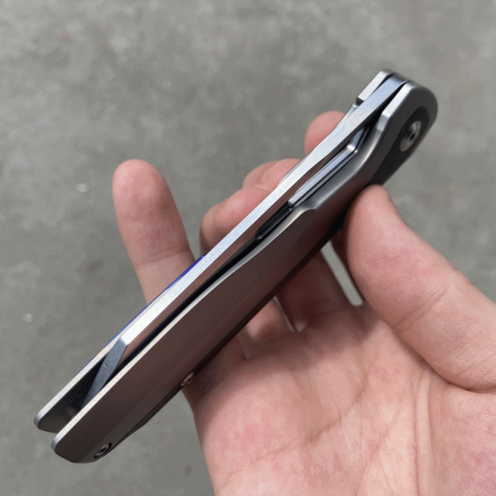 Couteau Kansept Shard Manche Titane/FCarbone Lame Acier S35VN Ball Bearing K1006A3 - Livraison Gratuite