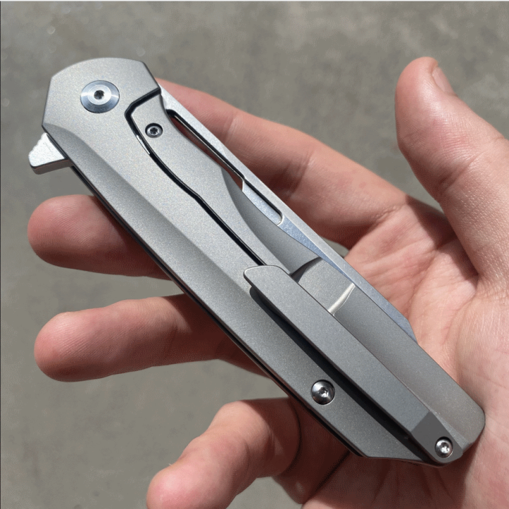 Couteau Kansept Shard Manche Titane/FCarbone Lame CPM-S35VN Ball Bearing K1006A5 - Livraison Gratuite
