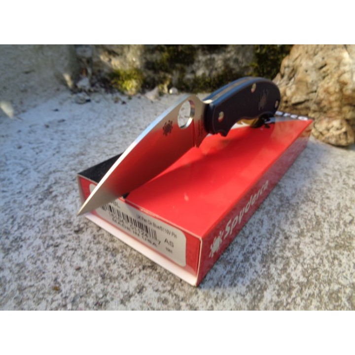 Couteau Spyderco UK Penknife Acier CPM S110V Manche FRN Made In USA SC94PDBL - Livraison Gratuite