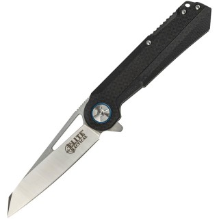 Couteau Elite Tactical Sheepsfoot Acier D2 Manche G10 Linerlock Clip ETFDR004BBL - Livraison Gratuite