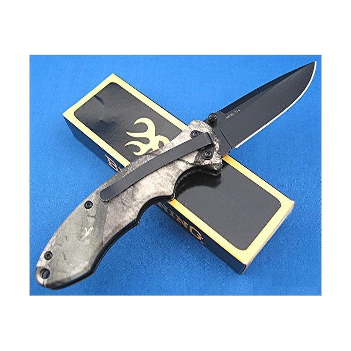 Couteau Pliant de Chasse BROWNING BR276 CAMO