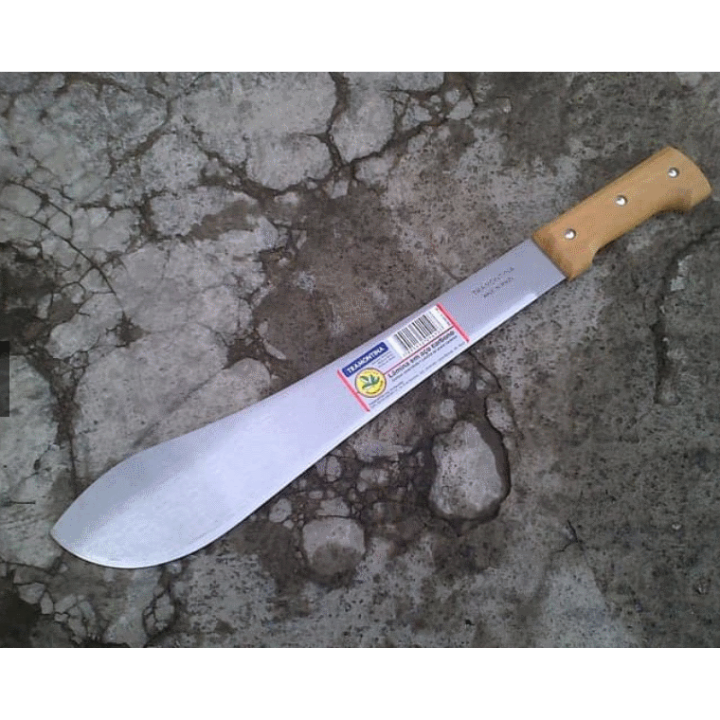 Lot de 2 Machettes Bolo Tramontina Lame Acier Carbone Manche bois Made In Brazil TT4014 - Livraison Gratuite 