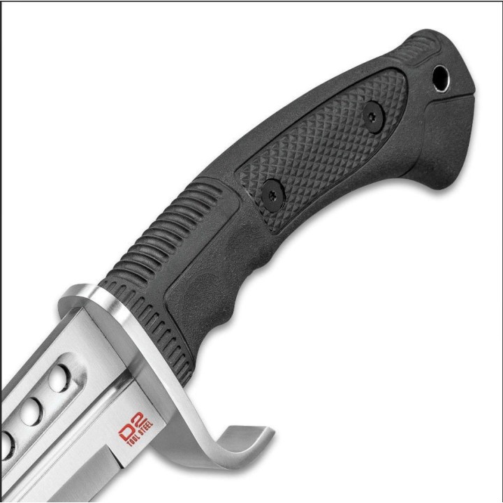 Sabre United Honshu Spartan Sword D2 Steel Manche TPR Lame Acier D2 Etui Cuir UC3345D2 - Livraison Gratuite