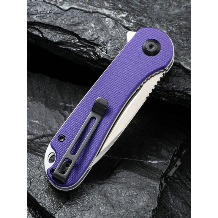 CIVC907V Couteau CIVIVI C907V Elementum Purple Lame D2 - Livraison Gratuite