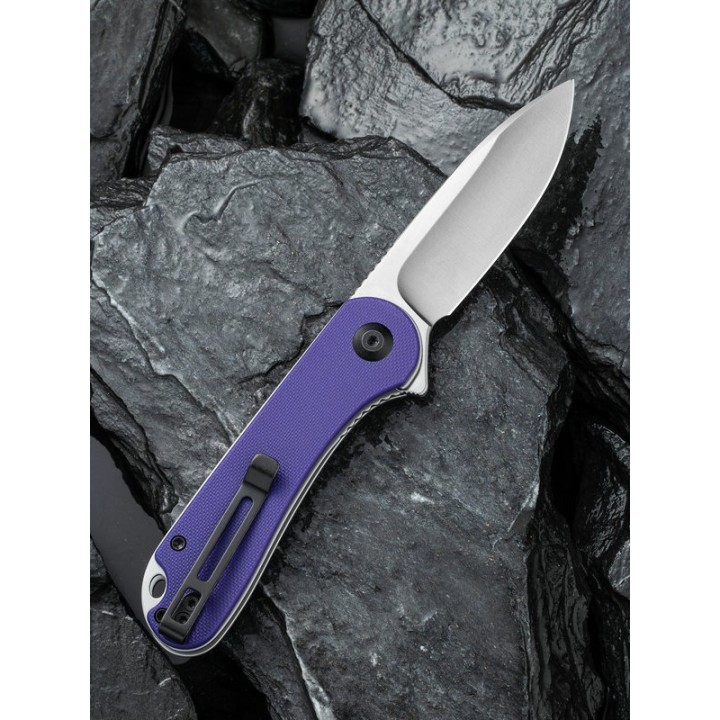 CIVC907V Couteau CIVIVI C907V Elementum Purple Lame D2 - Livraison Gratuite