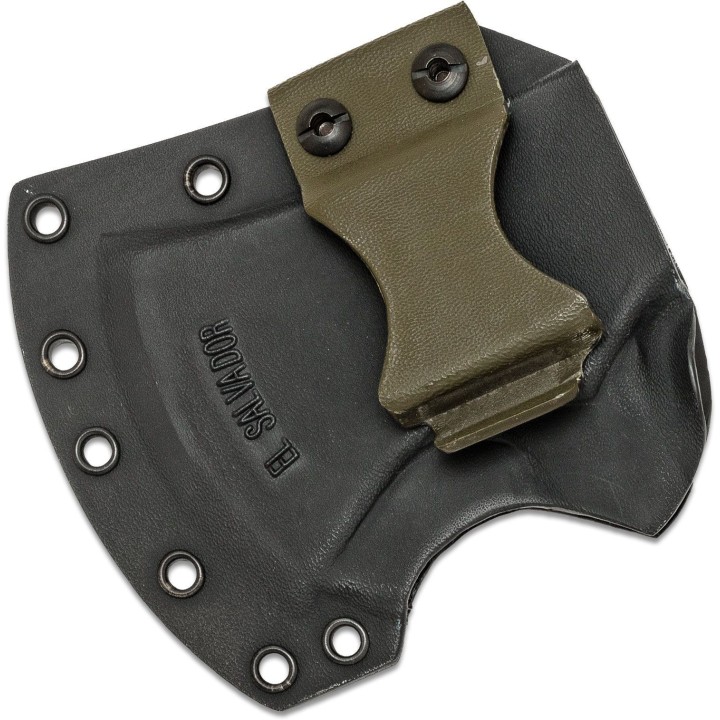 Hache Hachette Condor Campsite Axe Acier Carbone 1075 Manche Green Etui Kydex El Salvador CTK3933424HC - Livraison Gratuite