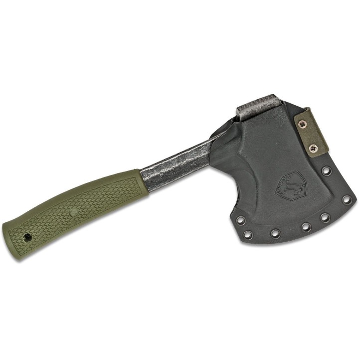 Hache Hachette Condor Campsite Axe Acier Carbone 1075 Manche Green Etui Kydex El Salvador CTK3933424HC - Livraison Gratuite