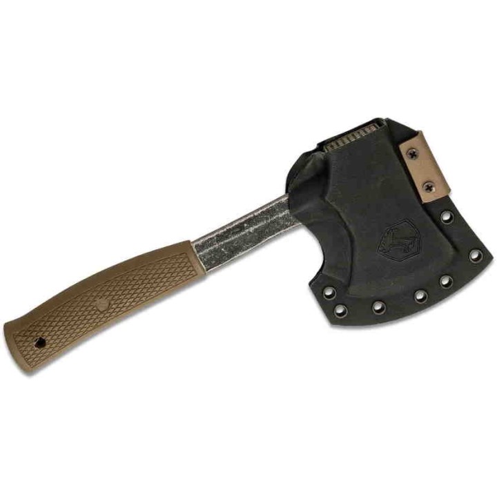 Hache Hachette Condor Campsite Axe Acier Carbone 1075 Manche Desert Etui Kydex El Salvador CTK3934424HC - Livraison Gratuite