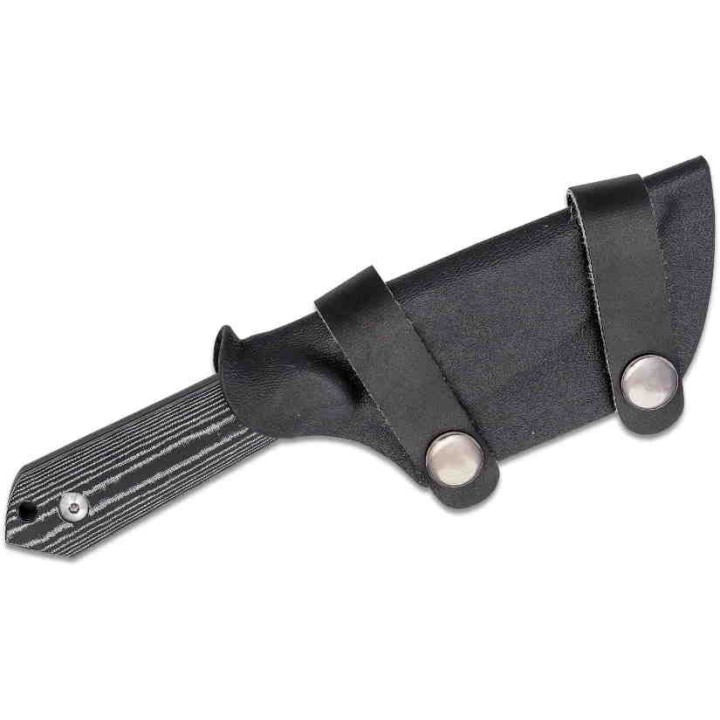 Couteau Kizer Harpoon Lame Acier Carbone 1095 Manche Micarta Etui Kydex KI1040 - Livraison Gratuite