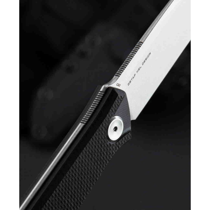 Couteau Bestech Hedron Black Lame Acier D2 Manche G10 Etui Kydex BTKF02A - Livraison Gratuite