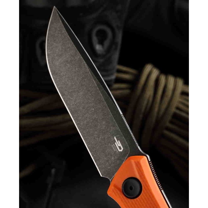 Couteau Bestech Hedron Orange Lame Acier D2 Manche G10 Etui Kydex BTKF02C - Livraison Gratuite
