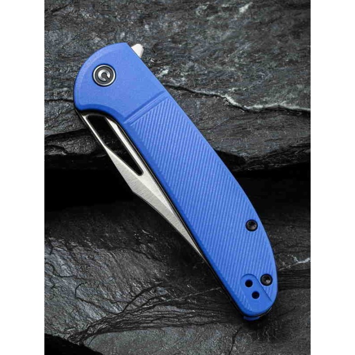 CIVC2013A Couteau Civivi Ortis Blue Lame Acier 9Cr18MoV Manche GRN Ball Bearing Clip - Livraison Gratuite