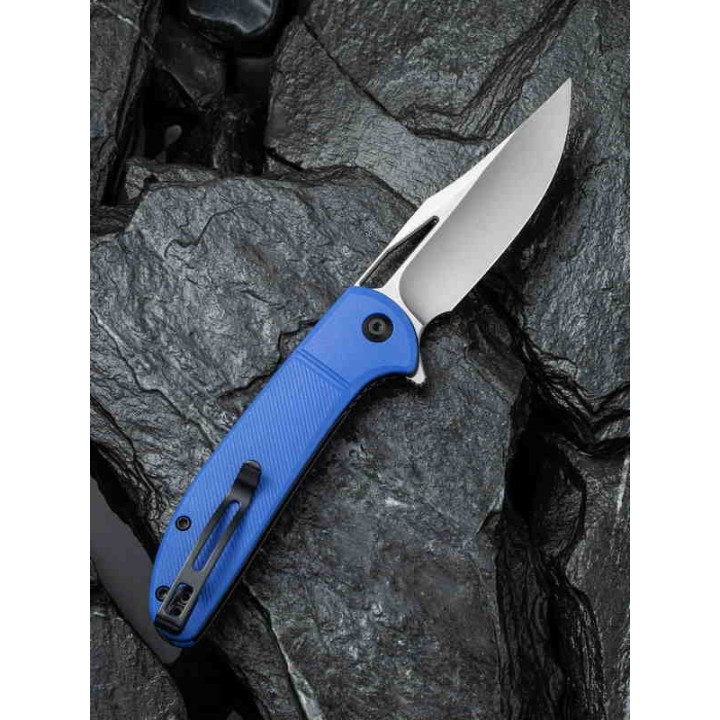 CIVC2013A Couteau Civivi Ortis Blue Lame Acier 9Cr18MoV Manche GRN Ball Bearing Clip - Livraison Gratuite