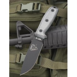 Couteau de Survie ESEE / RAT CUTLERY Model 4 Lame carbone 1095 Micarta Made in USA RC4P - Livraison Gratuite