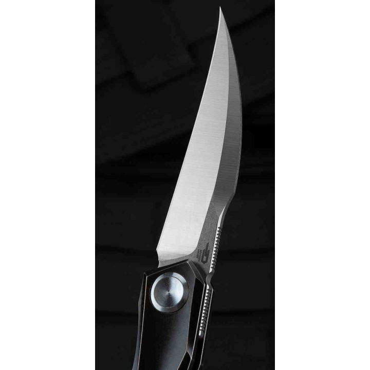 Couteau Bestech IVY Black Manche Titane Lame Acier S35VN Bearing Pivot Framelock Clip BTKT2004A - Livraison Gratuite
