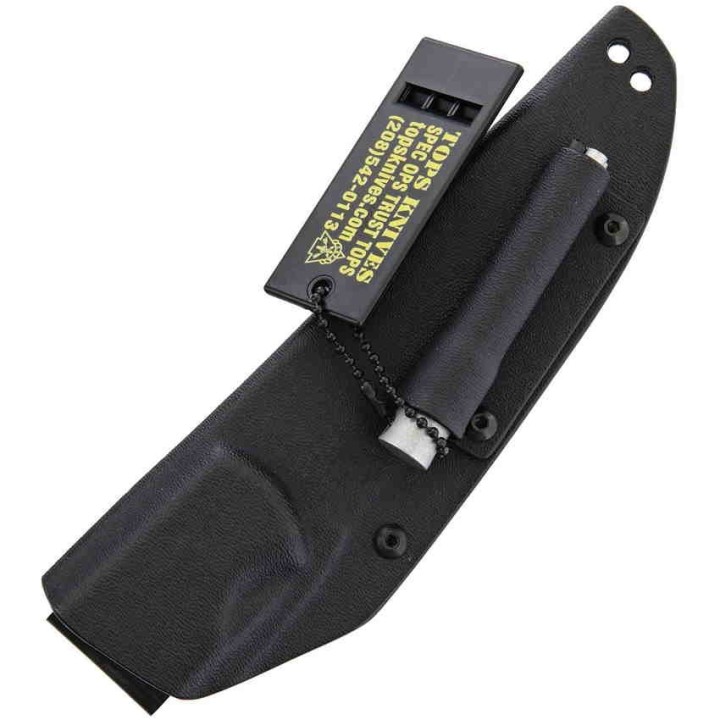Couteau TOPS BOB Fieldcraft Hunter Lame Acier 154CM Manche Green Micarta Etui Kydex USA TPBROS154GCM - Livraison Gratuite