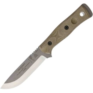 Couteau TOPS BOB Fieldcraft Hunter Lame Acier 154CM Manche Green Micarta Etui Kydex USA TPBROS154GCM - Livraison Gratuite