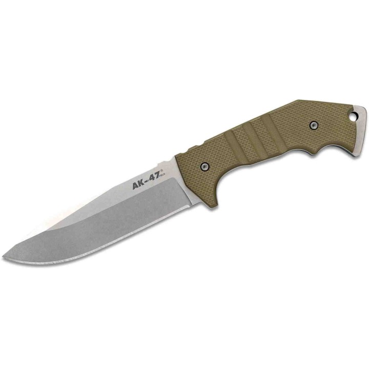 Couteau Cold Steel AK-47 Field Knife Acier CPM-3V Manche OD Green G10 Etui Secure-Ex CS14AKA - Livraison Gratuite 
