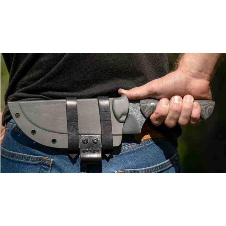 Couteau Bushcraft Condor Bush Slicer Chef's Lame Acier Carbone 1095 Etui Kydex El Salvador CTK500565 - Livraison Gratuite