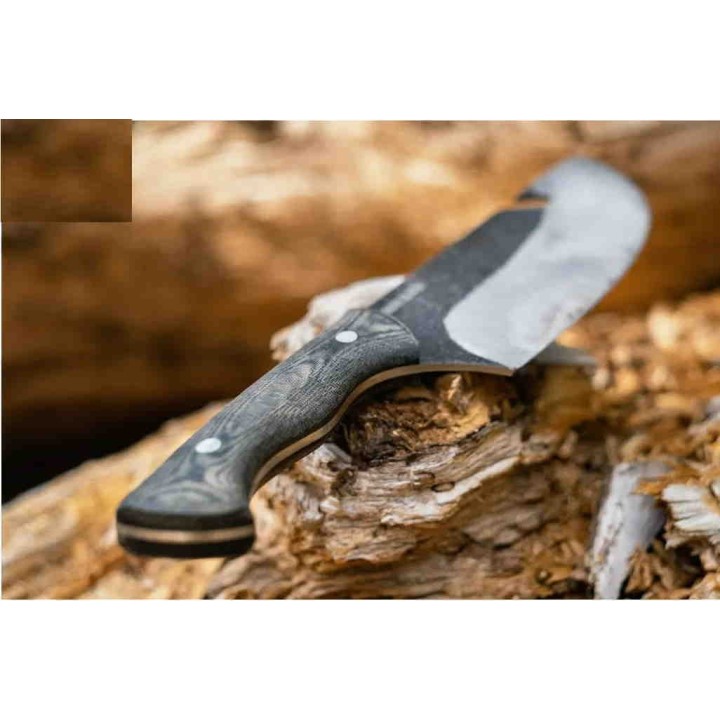 Couteau Bushcraft Condor Bush Slicer Chef's Lame Acier Carbone 1095 Etui Kydex El Salvador CTK500565 - Livraison Gratuite