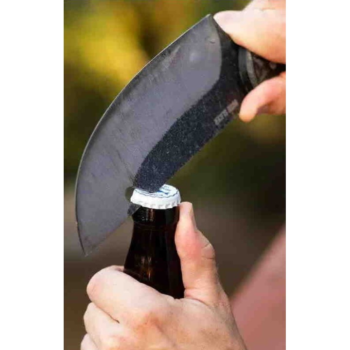 Couteau Bushcraft Condor Bush Slicer Chef's Lame Acier Carbone 1095 Etui Kydex El Salvador CTK500565 - Livraison Gratuite