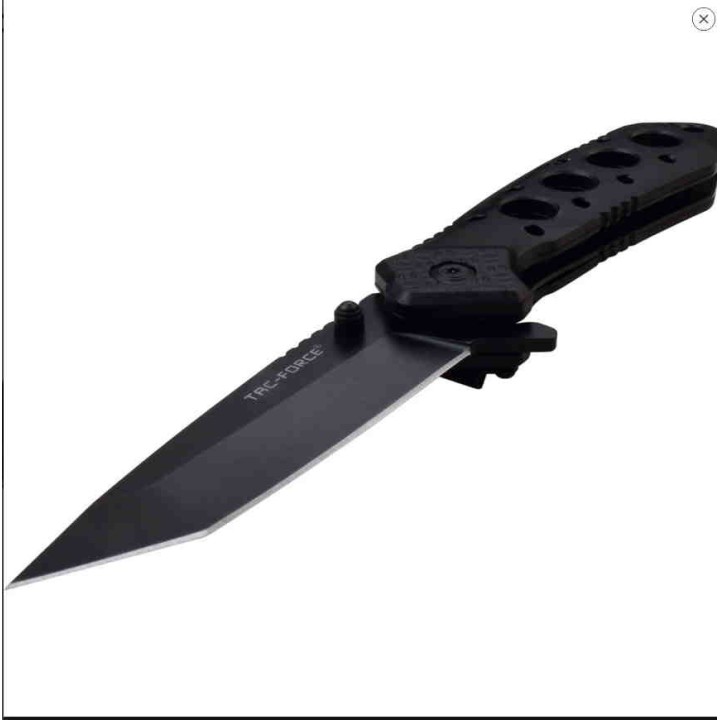TF1010BK Couteau Tactical Tanto Tac Force A/O Lame Acier 3Cr13 Manche Alu Linerlock - Livraison Gratuite