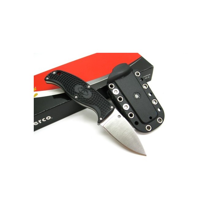 Couteau Spyderco Enuff Lame Acier VG-10 Manche FRN Made In Japan SCFB31PBK - Livraison Gratuite