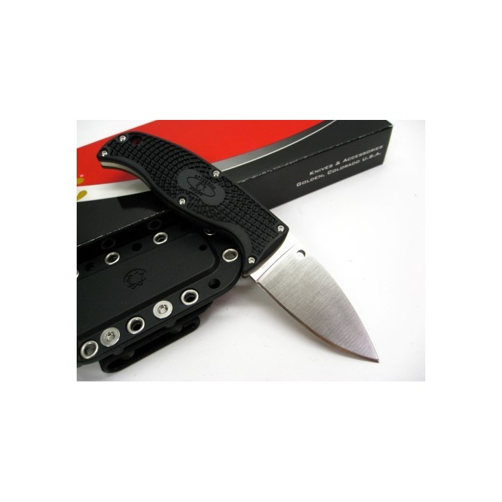 Couteau Spyderco Enuff Lame Acier VG-10 Manche FRN Made In Japan SCFB31PBK - Livraison Gratuite