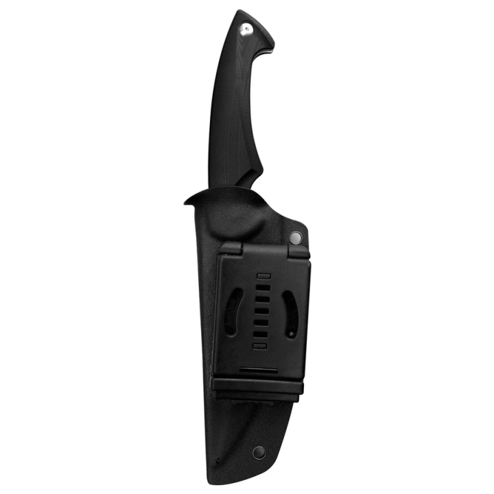 Couteau Tactical Kubey Persian Lame Acier D2 Black Manche G10 Etui Kydex KUB231B - Livraison Gratuite