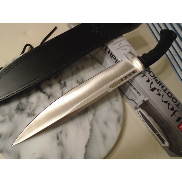 Couteau United Cutlery Honshu Boshin Toothpick Lame Acier 7Cr13 Manche TPR Etui Cuir UC3394 - Livraison Gratuite