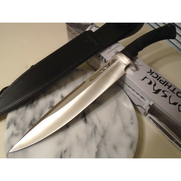 Couteau United Cutlery Honshu Boshin Toothpick Lame Acier 7Cr13 Manche TPR Etui Cuir UC3394 - Livraison Gratuite