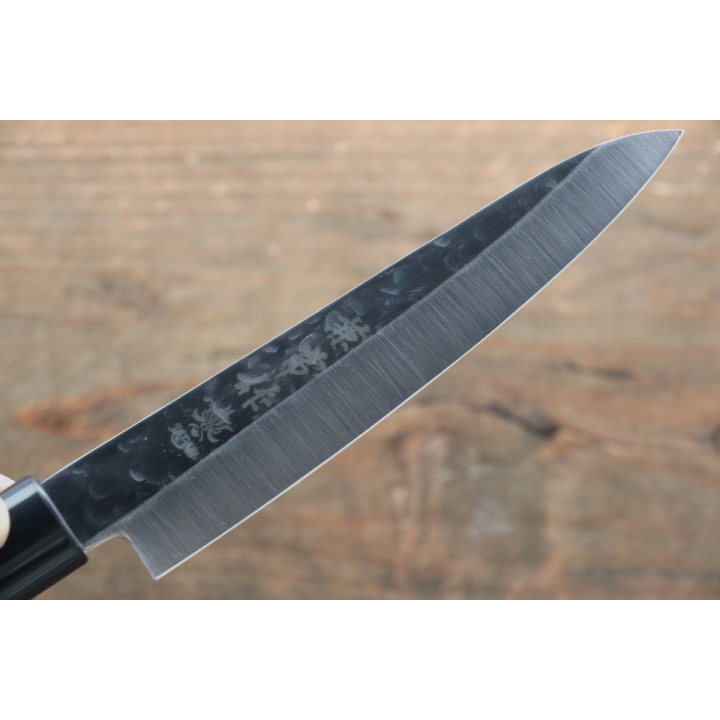 Couteau de Cuisine Kanetsune Petty Knife 120mm Lame DSR-1K6 Manche Bois Japan KC954 - Livraison Gratuite