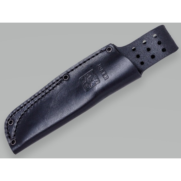 Couteau Bushcraft Joker Lynx Lame Acier N695 Manche Micarta Etui Cuir JKRCM111 - Livraison Gratuite