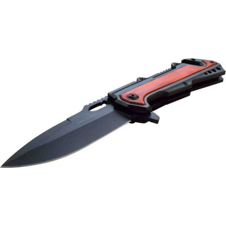 TF1024BBR Couteau Tac Force Rescue A/O Lame Acier 3Cr13 Brise Vitres Cutter Linerlock - Livraison Gratuite