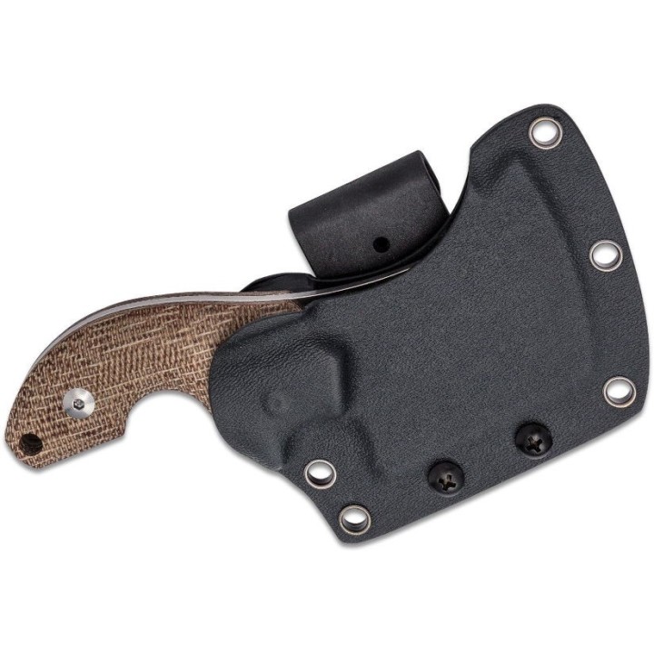 Couteau Kizer Mini Butcher Lame Acier 154CM Manche Micarta Etui Kydex KI1039C2 - Livraison Gratuite