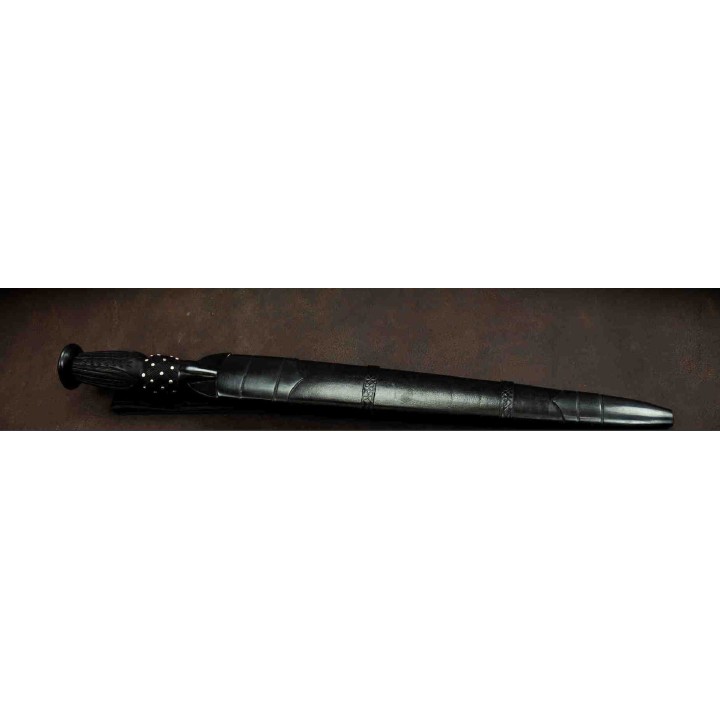Dague Cold Steel Scottish Dirk Sword Lame Acier Carbone 1055 Manche Bois Etui Cuir CS88SD - Livraison Gratuite