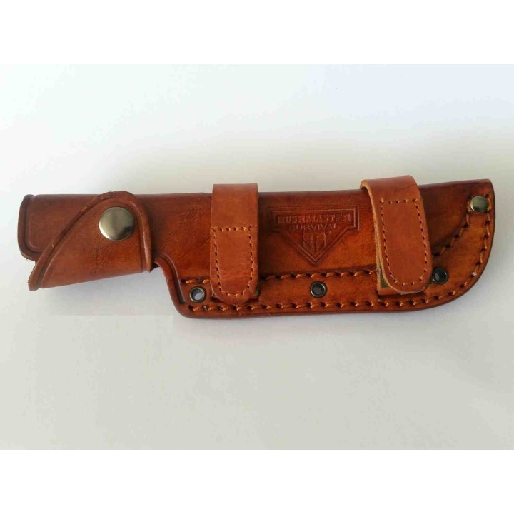 Couteau Bushcraft United Cutlery Bushmaster Explorer Lame Acier Carbone 1095 Etui Cuir UC3249 - Livraison Gratuite