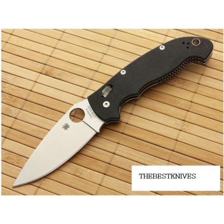 Couteau Spyderco Manix-2 XL Acier CPM-S30V Manche Black G-10 SPYDERCO Made In USA SC95GP2 - Livraison Gratuite