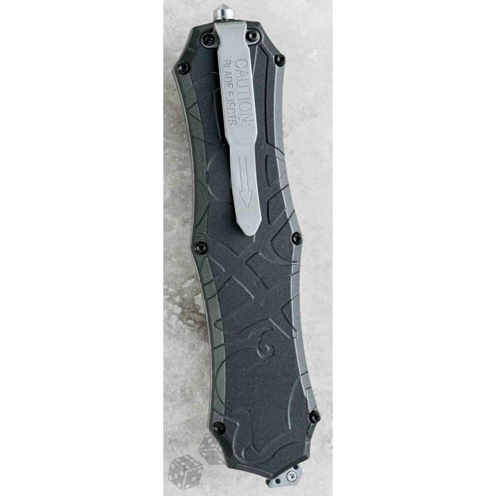 Couteau Automatique OTF Smith&Wesson Tanto Lame Acier AUS-8 Serr Manche Aluminium SWOTF9TBS - Livraison Gratuite