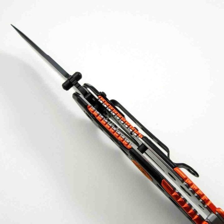 Couteau Tac Force EMT Rescue A/O Lame Acier 3Cr13 Manche brise vitres & cutter TF723EM - Livraison Gratuite