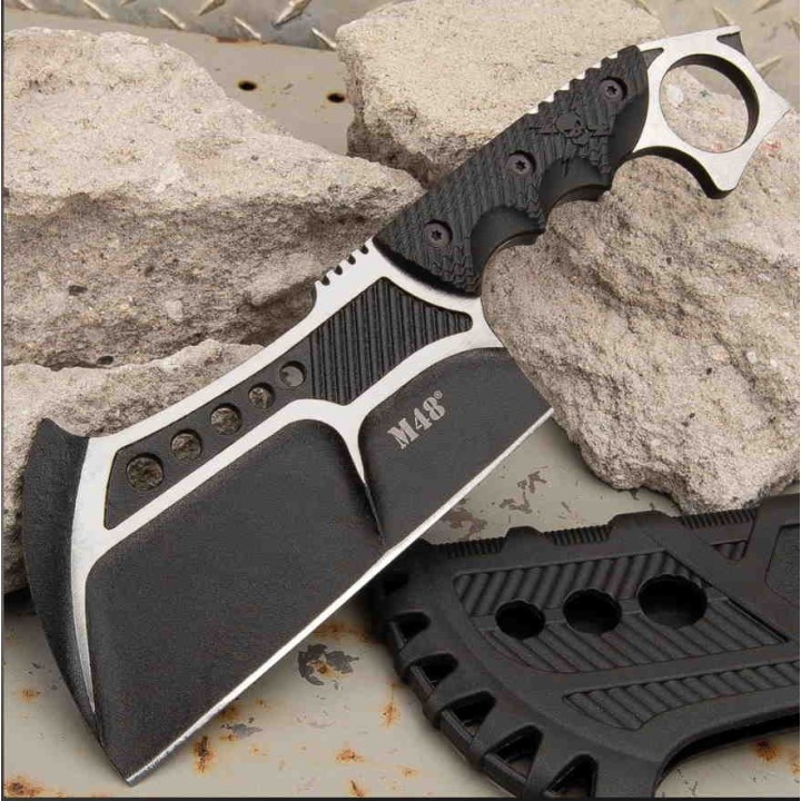 Couperet United Cutlery M48 Conflict Cleaver Lame Acier 2Cr13 Manche Nylon Etui Vortec UC3425 - Livraison Gratuite