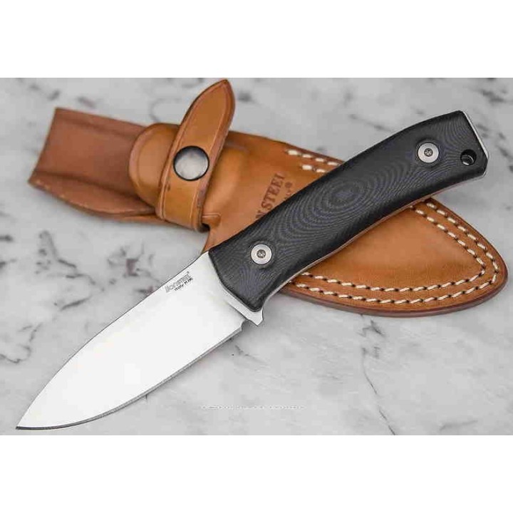 Couteau LionSTEEL M4 G10 Lame Acier M390 Manche G10 Etui Cuir Made Italy LSTM4G10 - Livraison Gratuite