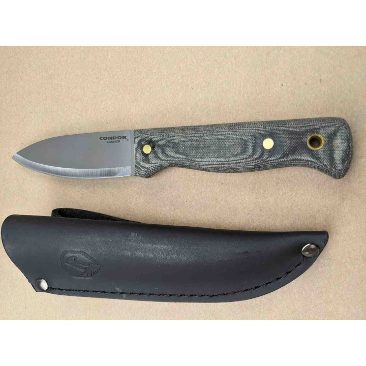 Couteau de Survie Bushcraft Condor Buushlore Knife Made In El Salvadore Acier Carbone 1075 CTK23243HCM - Livraison Gratuite