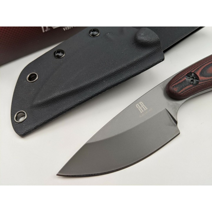 Couteau de Survie Rough Ryder Lame Acier 440 Manche G10 Etui Kydex RR2163 - Livraison Gratuite