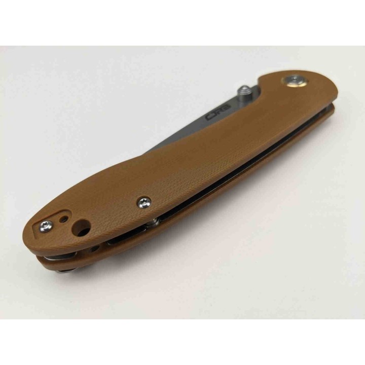 Couteau CJRB Feldspar Brown Lame Acier D2 Manche G10 LinerLock Clip J1912BNC- Livraison Gratuite