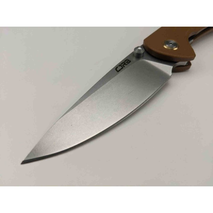 Couteau CJRB Feldspar Brown Lame Acier D2 Manche G10 LinerLock Clip J1912BNC- Livraison Gratuite