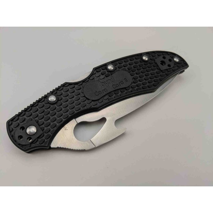 BY03PBK2W Couteau Syperco Cara Cara 2 Lame Acier 8Cr13MoV Manche FRN Lockback Clip - Livraison Gratuite