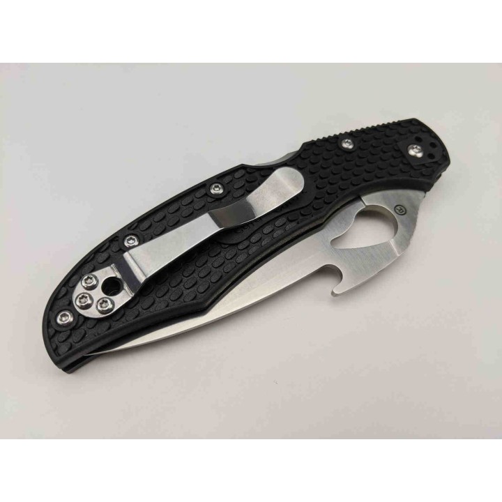 BY03PBK2W Couteau Syperco Cara Cara 2 Lame Acier 8Cr13MoV Manche FRN Lockback Clip - Livraison Gratuite