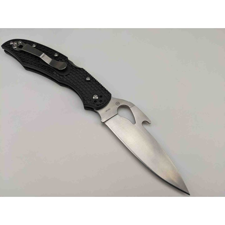 BY03PBK2W Couteau Syperco Cara Cara 2 Lame Acier 8Cr13MoV Manche FRN Lockback Clip - Livraison Gratuite