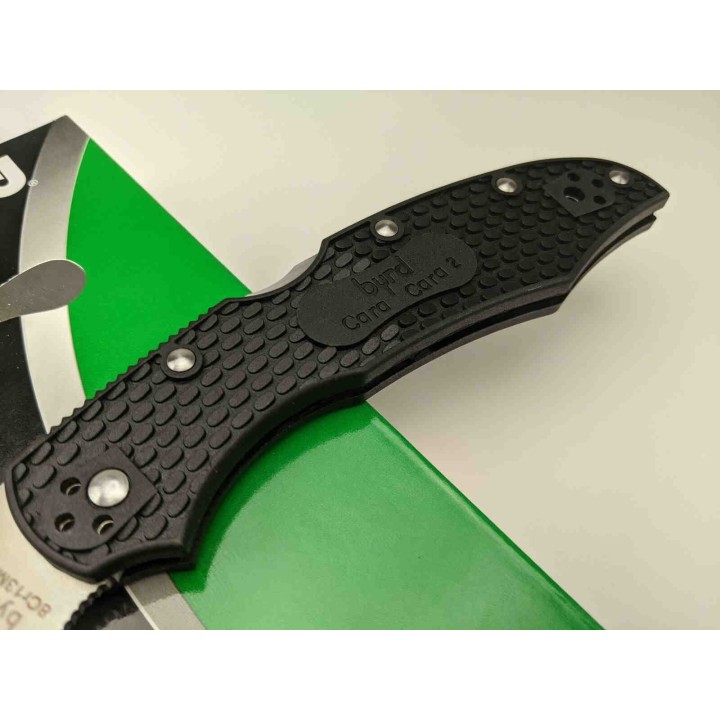 BY03PBK2W Couteau Syperco Cara Cara 2 Lame Acier 8Cr13MoV Manche FRN Lockback Clip - Livraison Gratuite